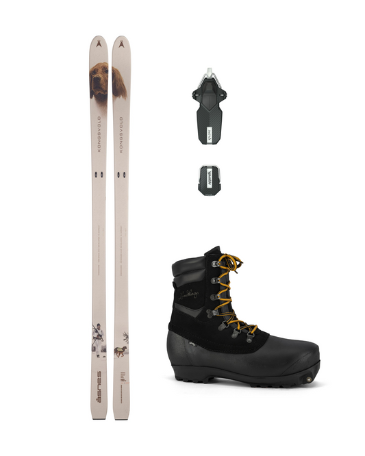 PAKET – KONGSVOLD BC SKI WL/FL med Xplore-bindning och Pjäxor