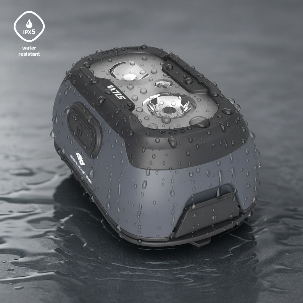 Seek 320 - pannlampa med AAA-batterier