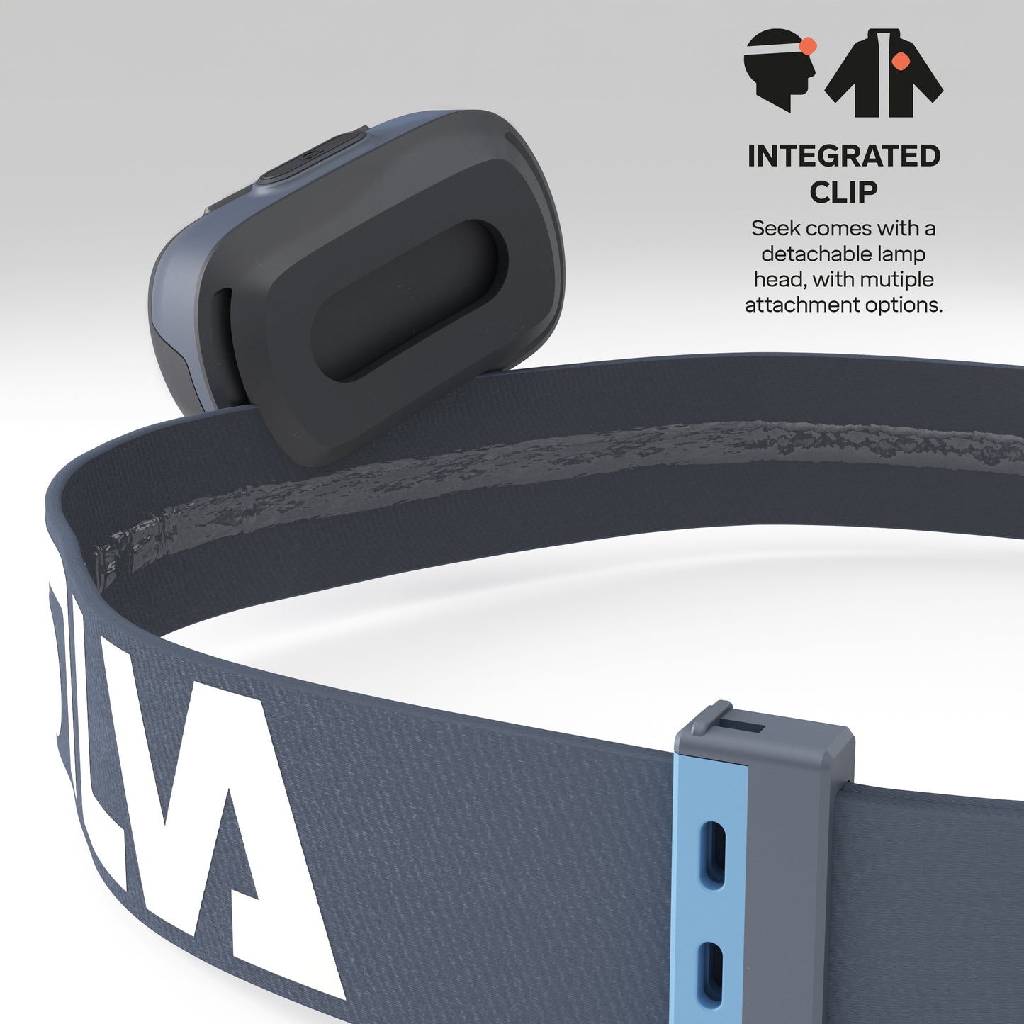 Seek 450 Recharge - uppladdningsbar pannlampa