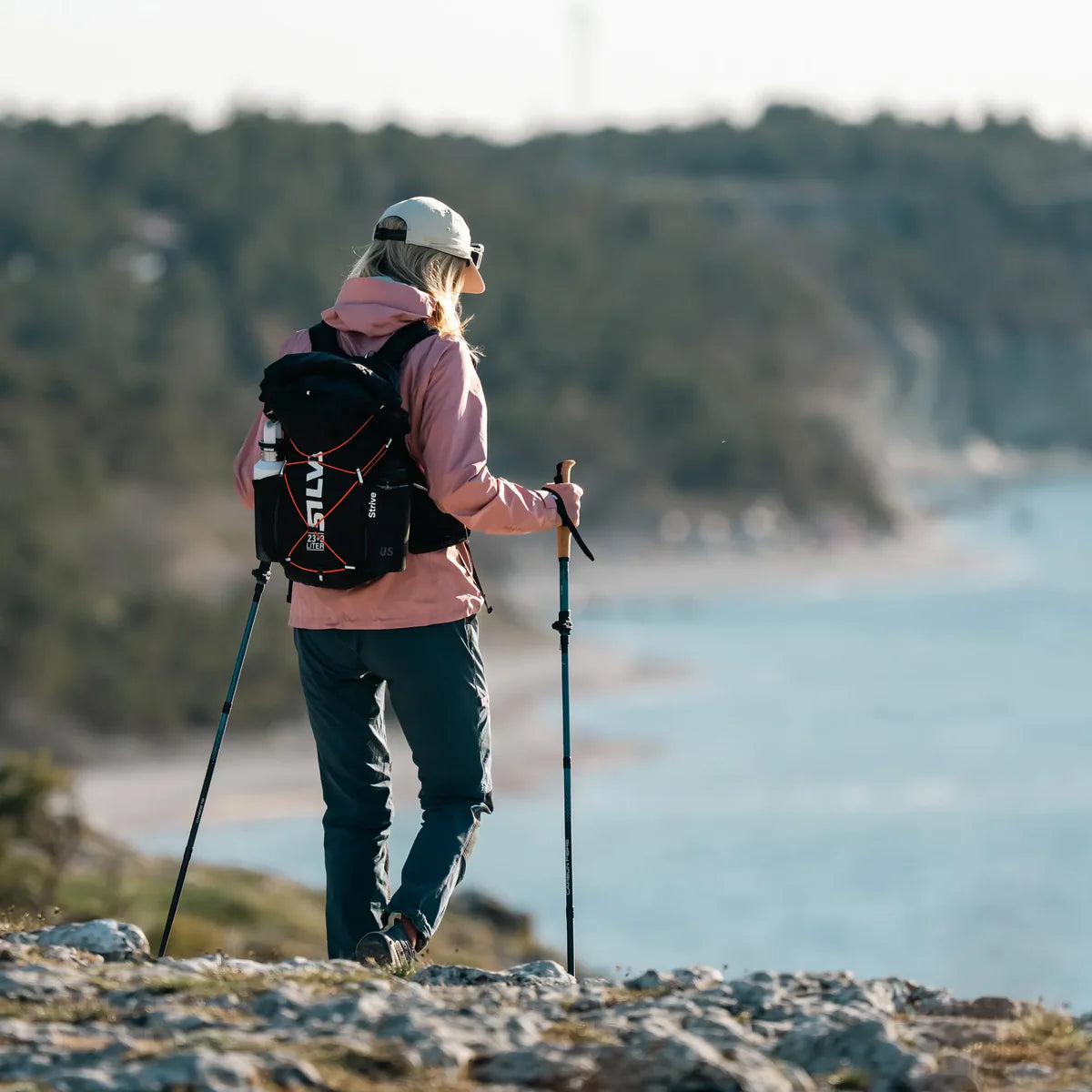Trekking poles carbon z adjustable