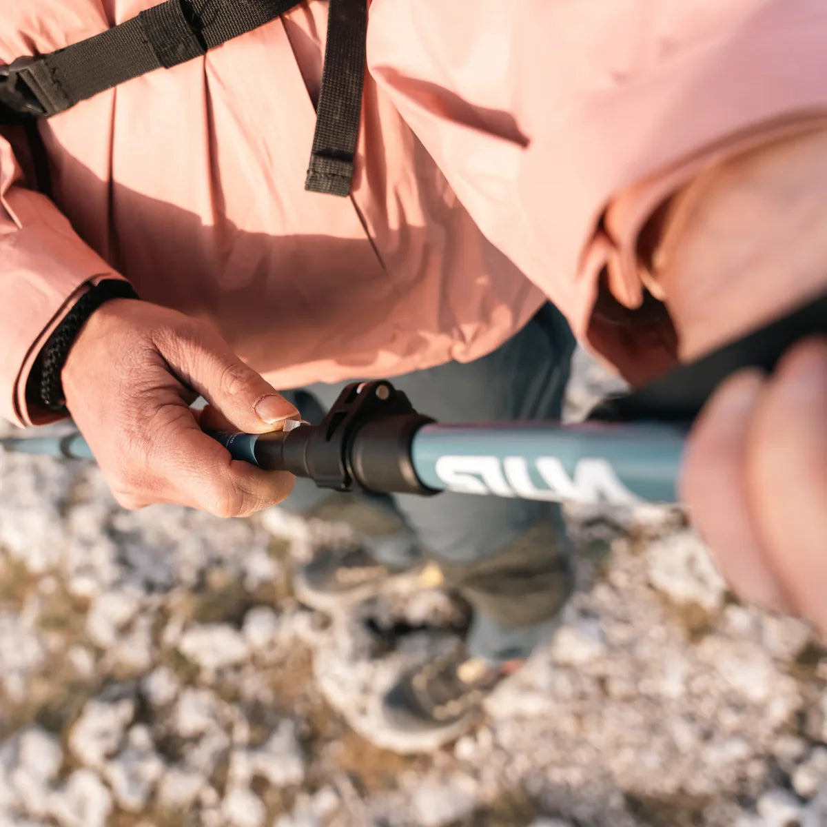 Trekking poles carbon z adjustable