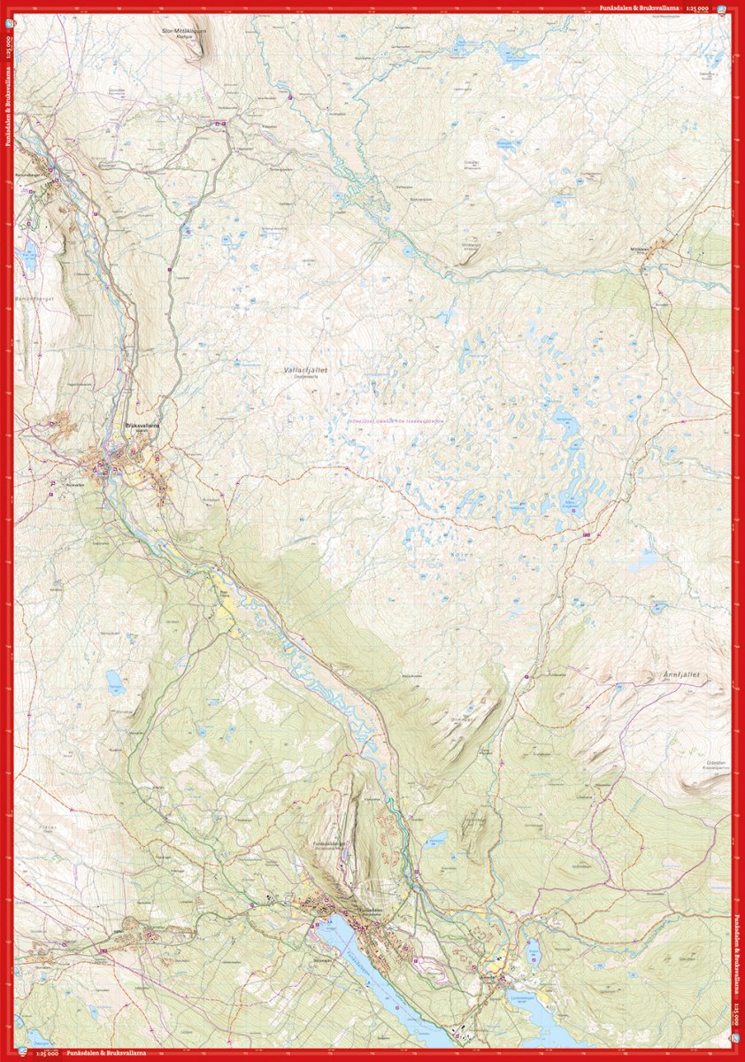 Funäsfjällen 1:25 000