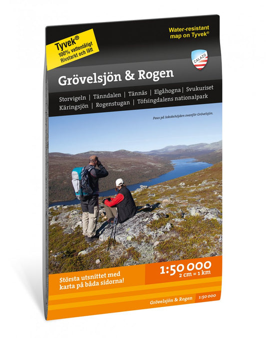 Grövelsjön & Rogen 1:50000