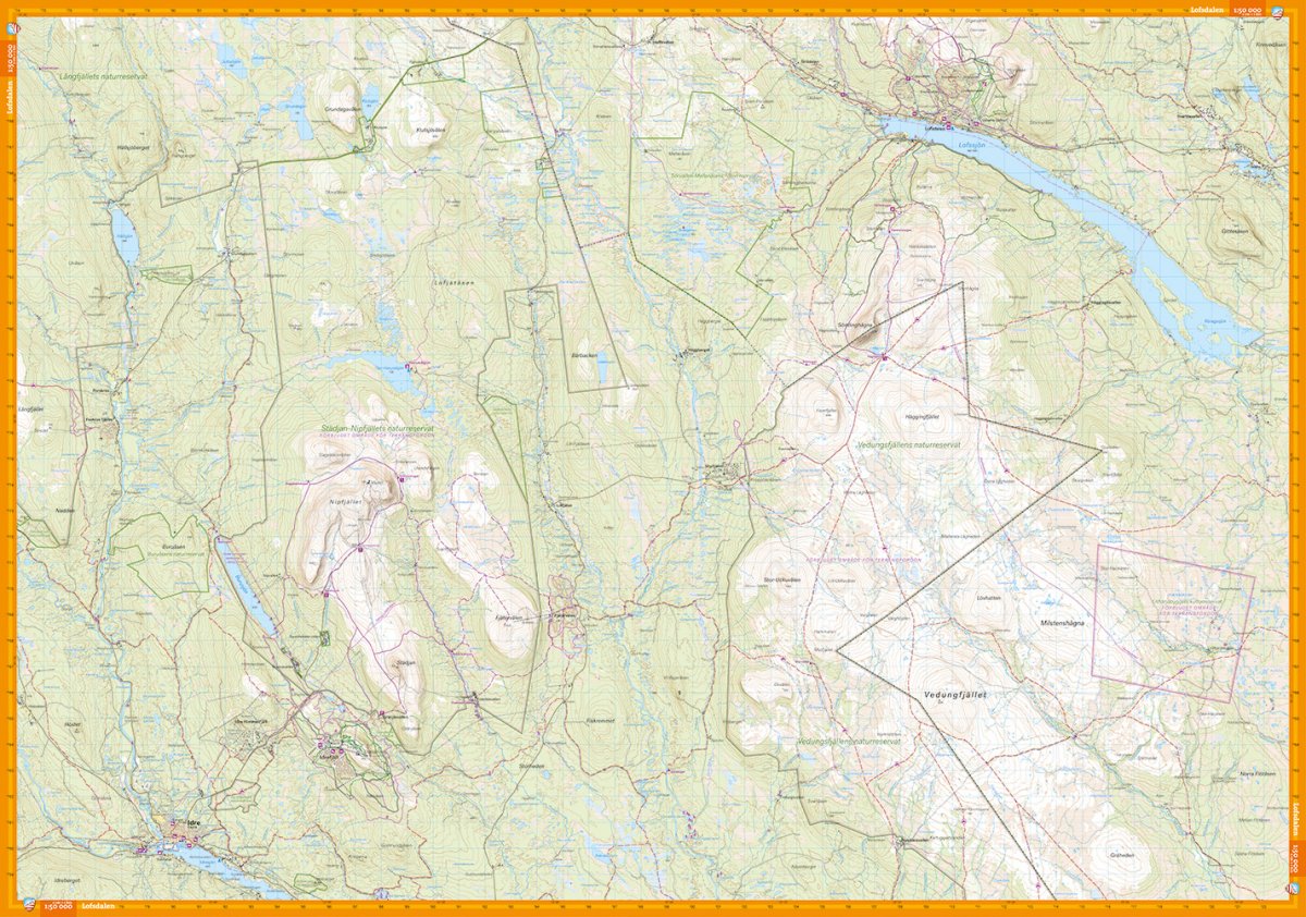 Idre & Lofsdalen 1:50000