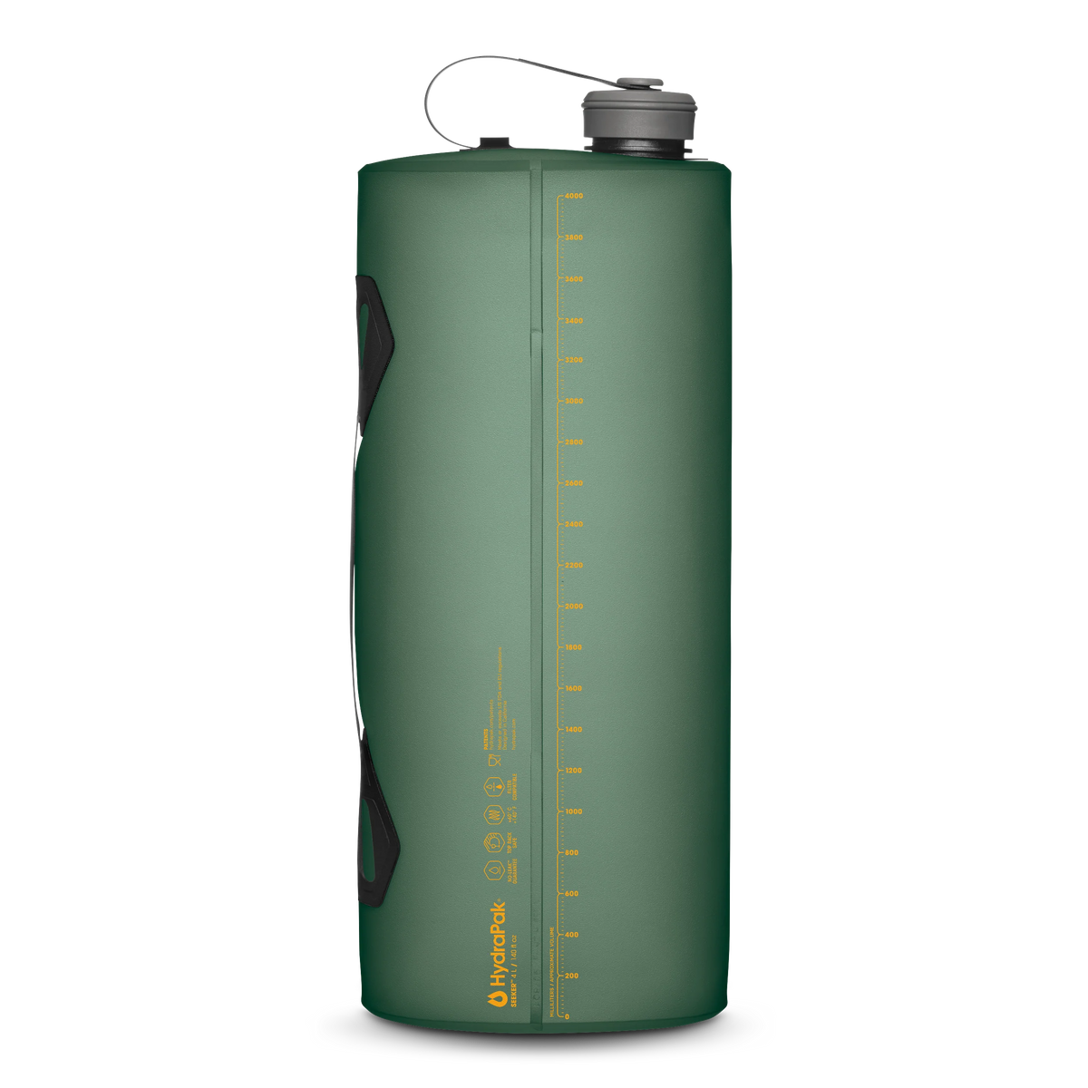 SEEKER 4L - Mammoth Grey - lätt vattenbehållare i mjuk TPU