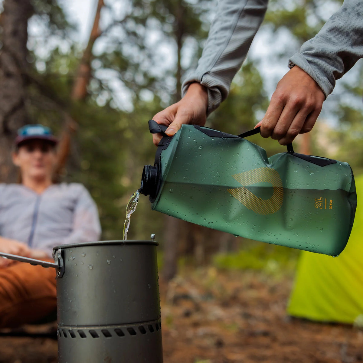 SEEKER 3L - Mammoth Grey - lätt vattenbehållare i mjuk TPU