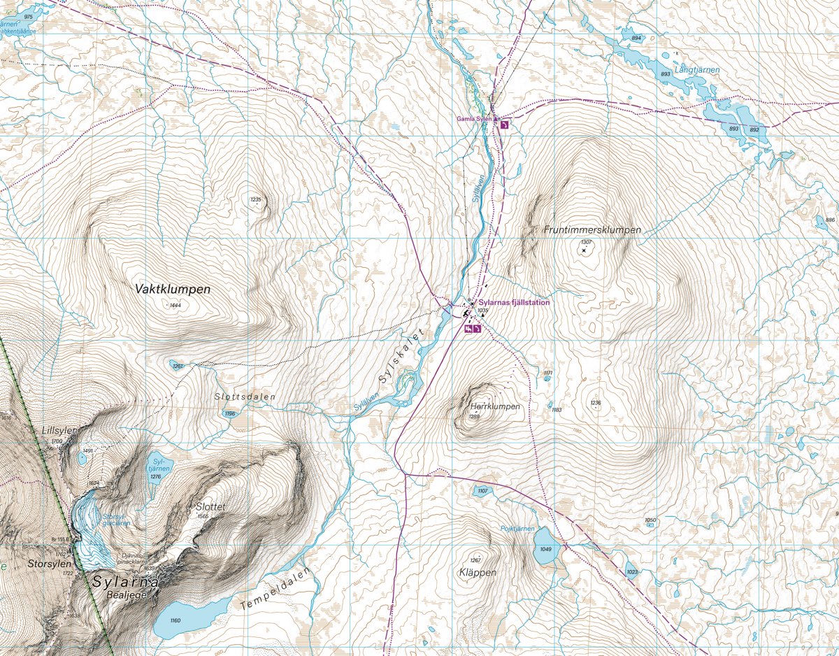 Jämtlandstriangeln 1:25 000