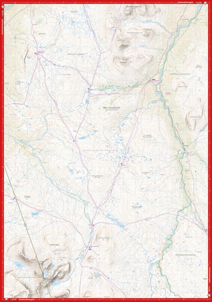 Jämtlandstriangeln 1:25 000