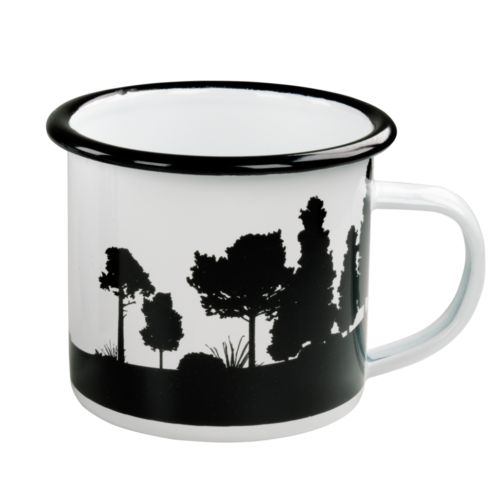 Enamel Mug Large White 0,75 l - emaljmugg