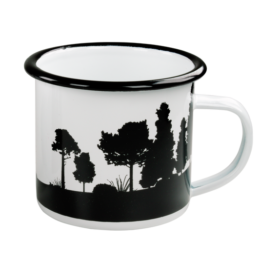 Enamel Mug Large White 0,75 l - emaljmugg