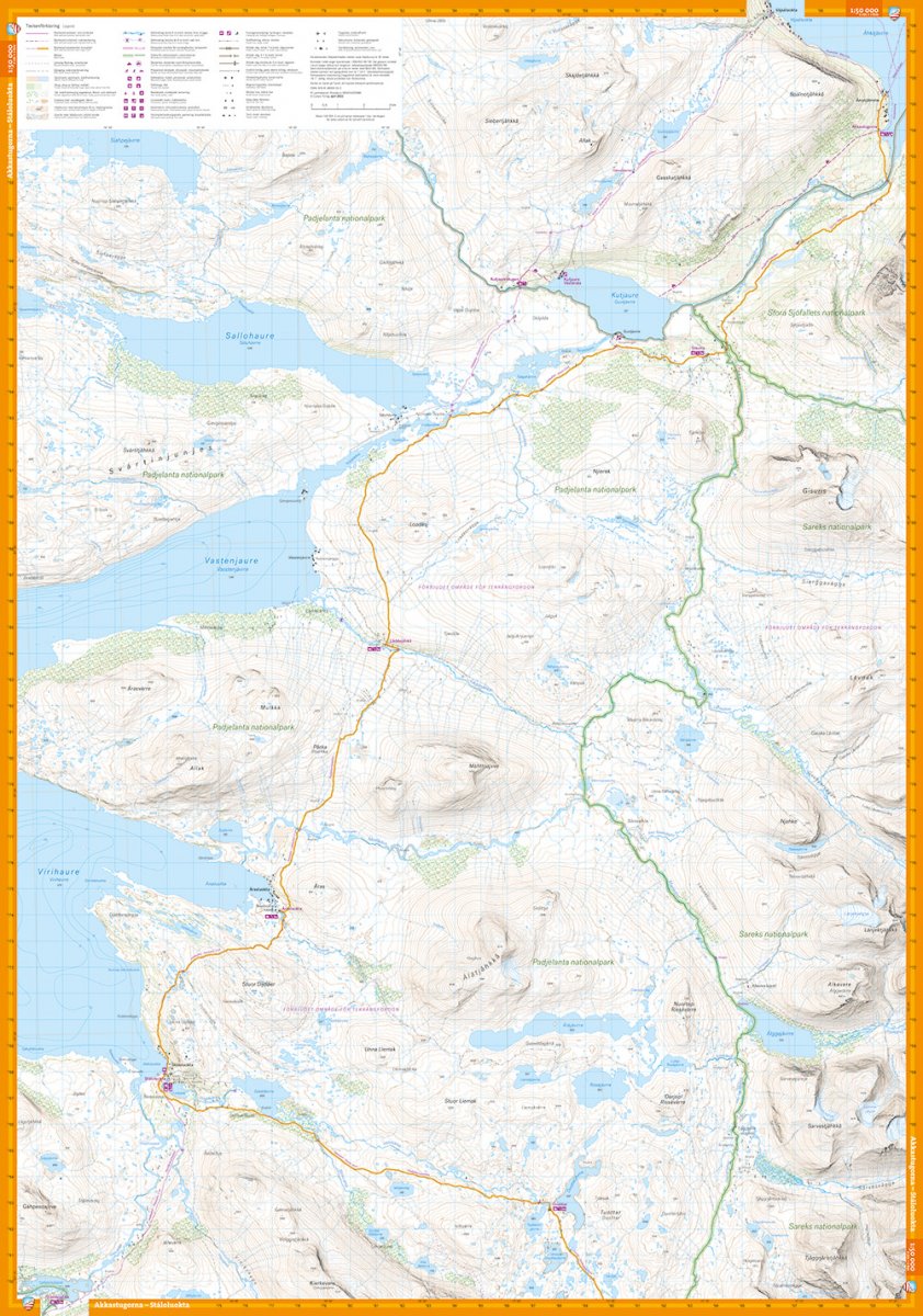Padjelantaleden 1:50000
