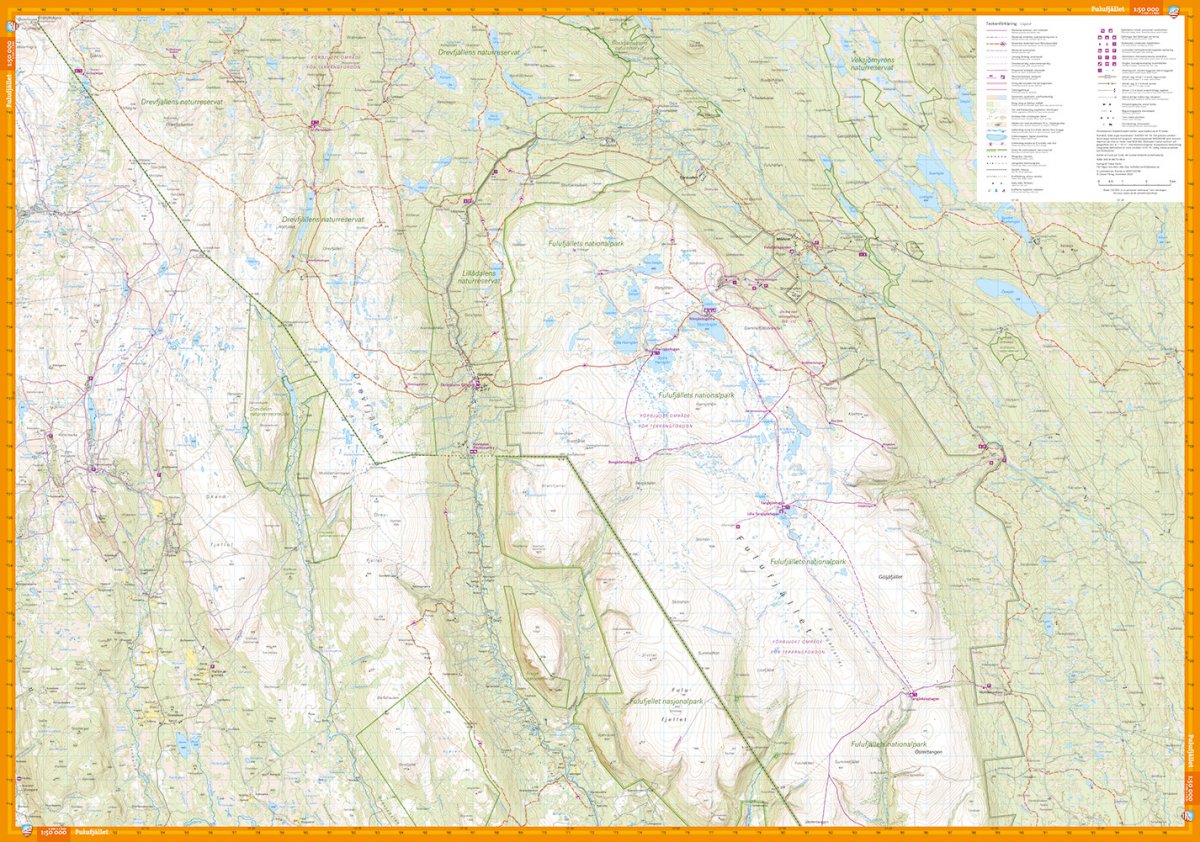 Sälen & Fulufjället 1:50000