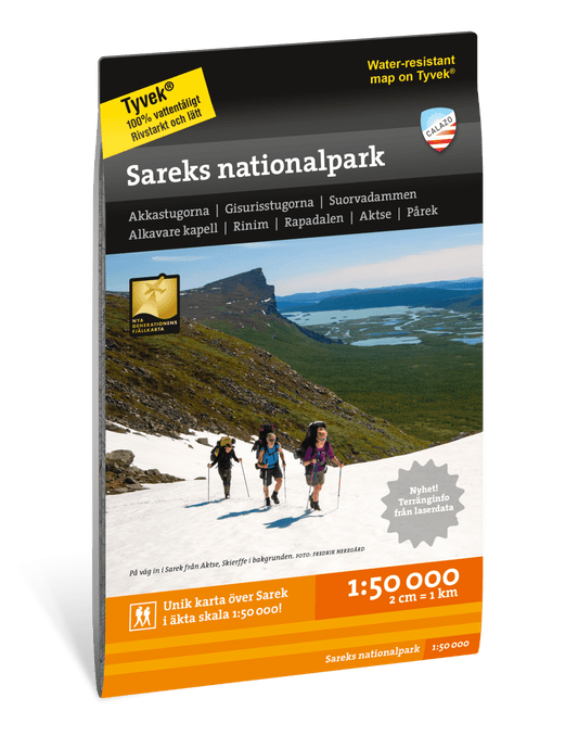 Sareks nationalpark 1:50000