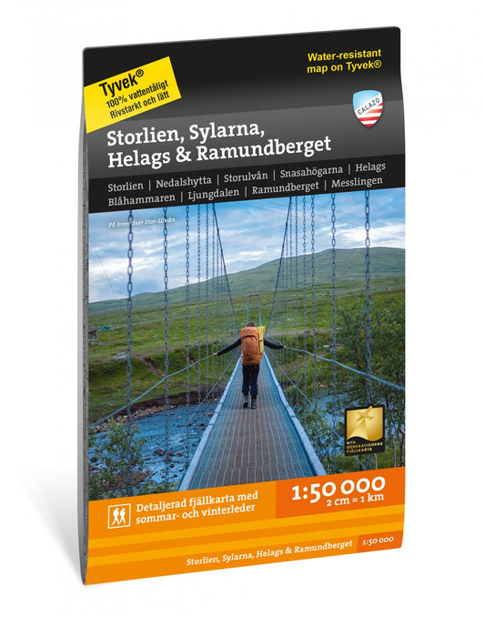 Storlien, Sylarna, Helags & Ramundberget 1:50 000