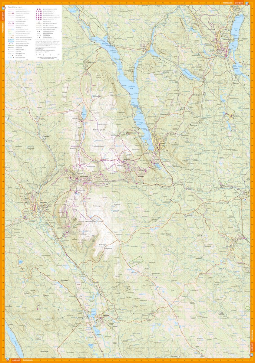 Vemdalen, Sonfjället & Lofsdalen 1:50000